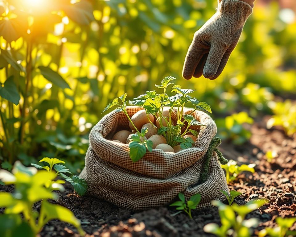 Kartoffeln im Sack pflanzen Anleitung