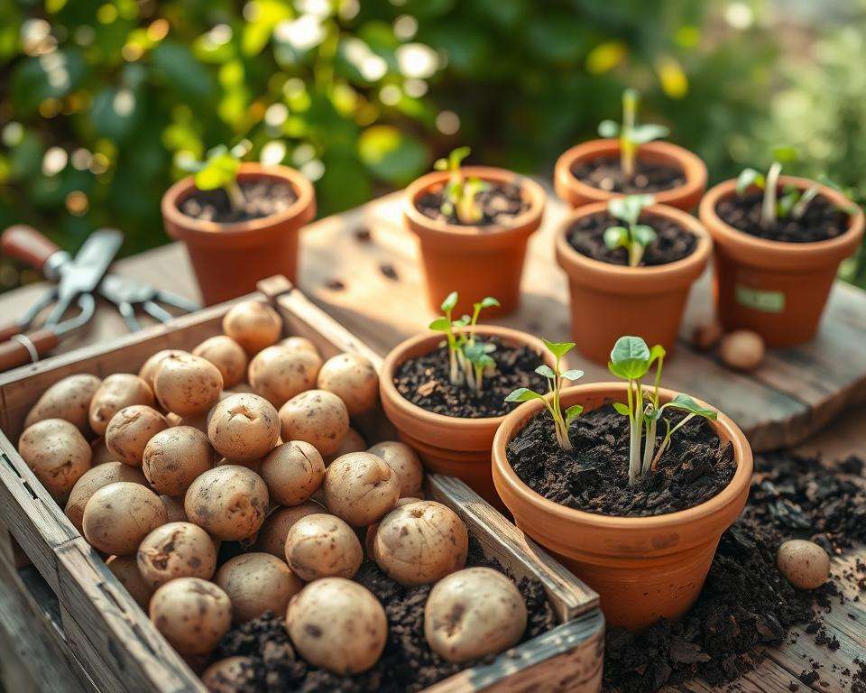 Kartoffeln vorkeimen Lagerung Kartoffeln vorkeimen Lagerung