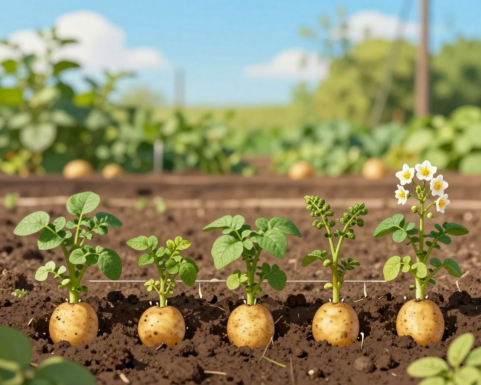 Kartoffelwachstumsphasen