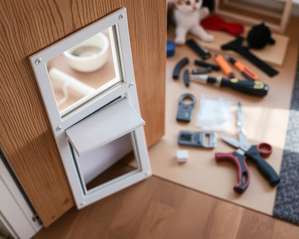 Katzenklappe Einbauanleitung