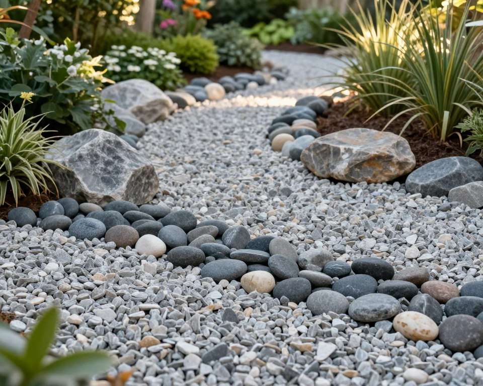 Kies, Splitt und Schotter im Garten