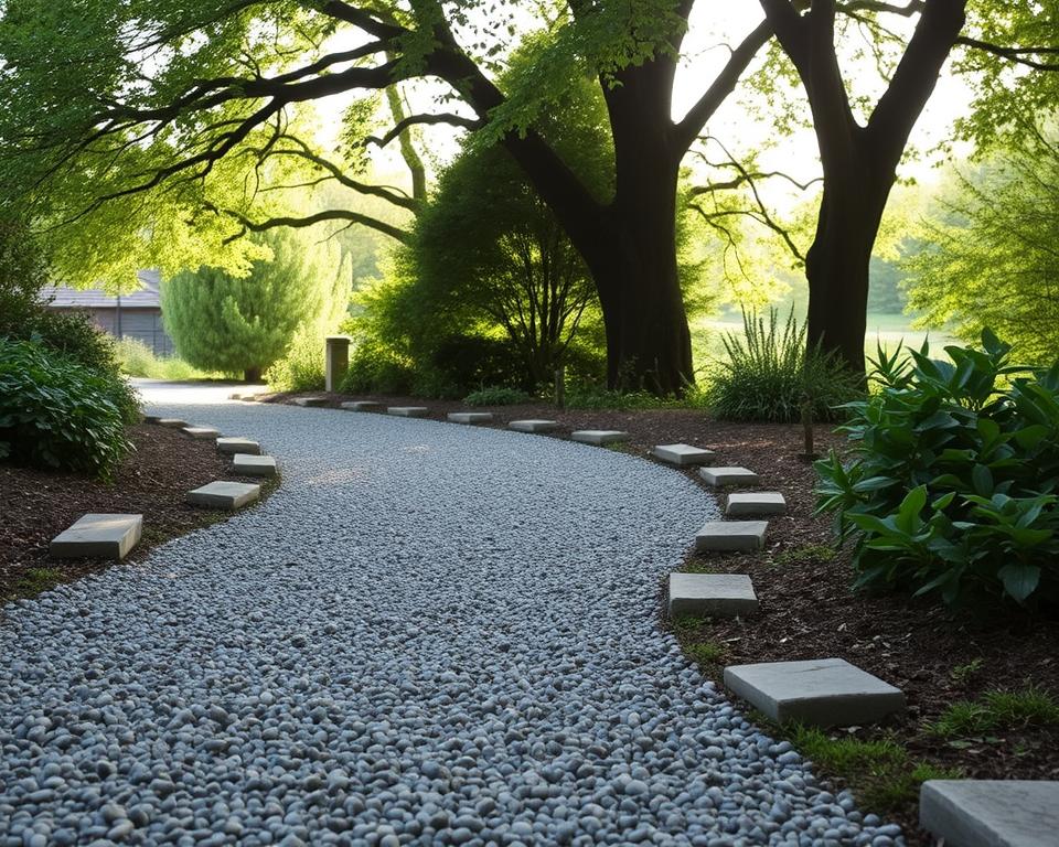 Kiesweg Gartenwegbau Grundlagen