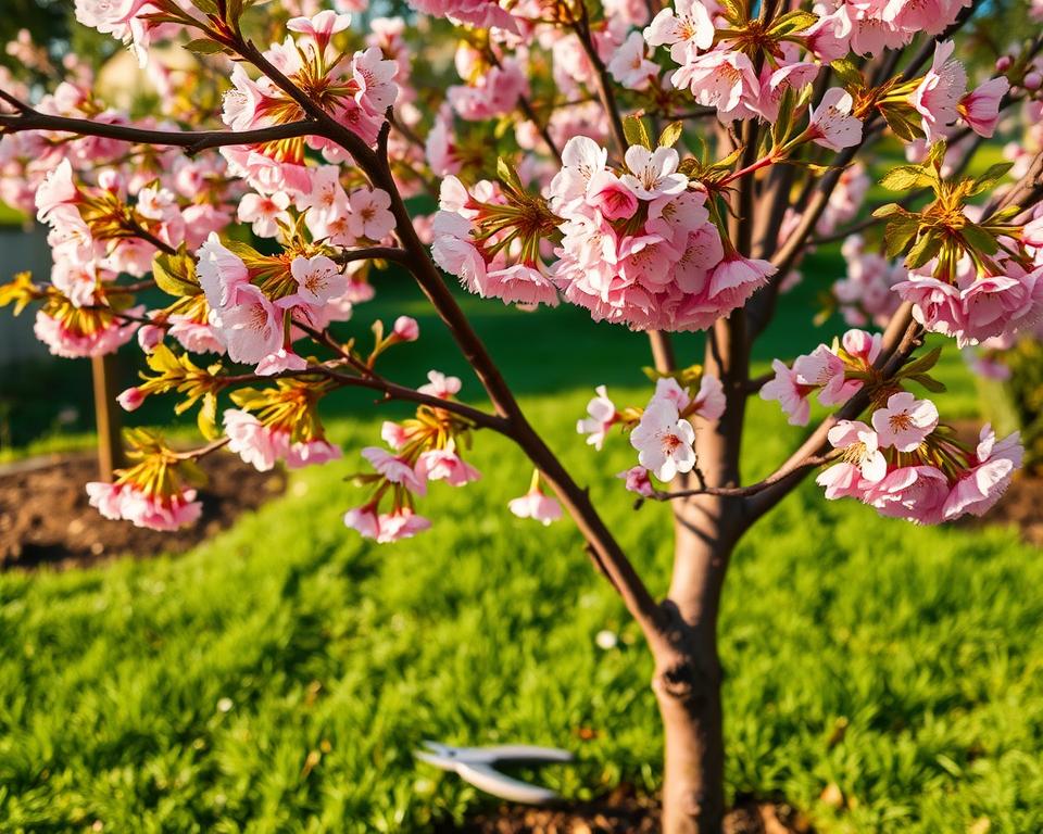 Kirschbaum Pflege nach dem Schnitt