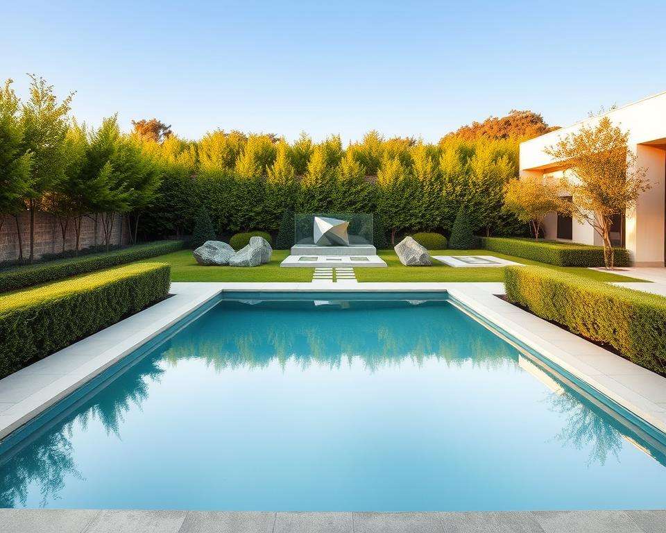 Klare Linien Garten Design