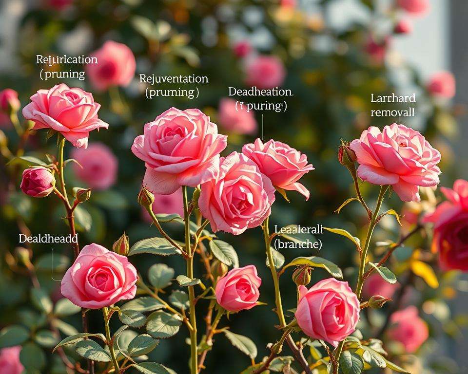 Kletterrosen Schnitttechniken