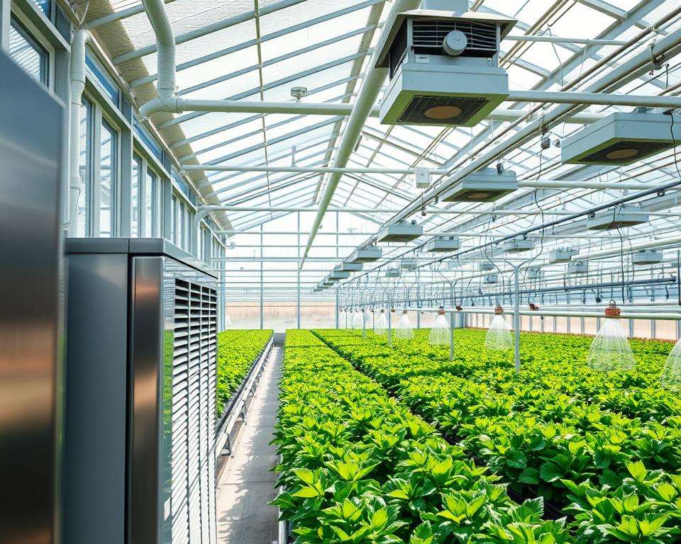Klimakontrolle Gewächshaus
