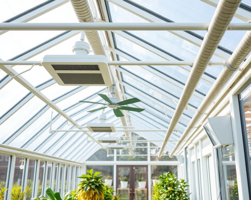 Klimatisierung Glasgartenhaus