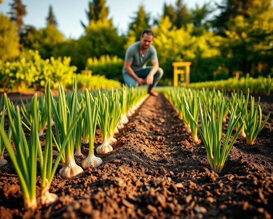 Knoblauch Pflanzung Faktoren