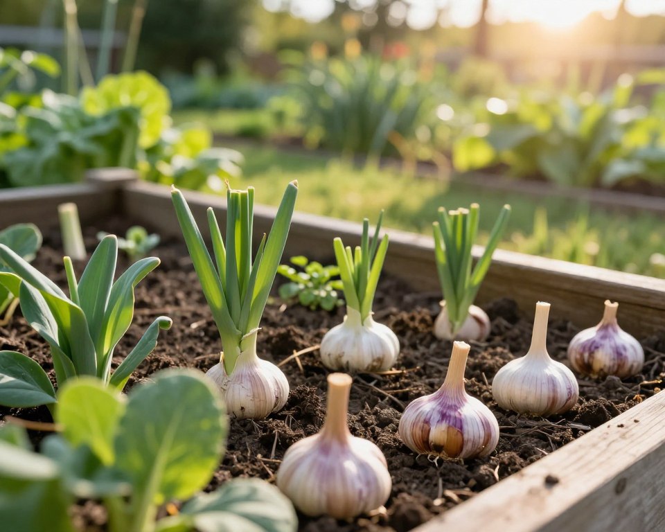 Knoblauch Sorten im Hochbeet Knoblauch Sorten im Hochbeet