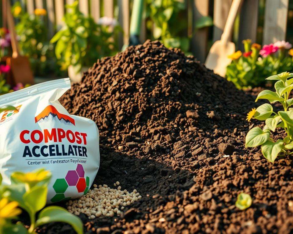 Kompostbeschleuniger im Garten