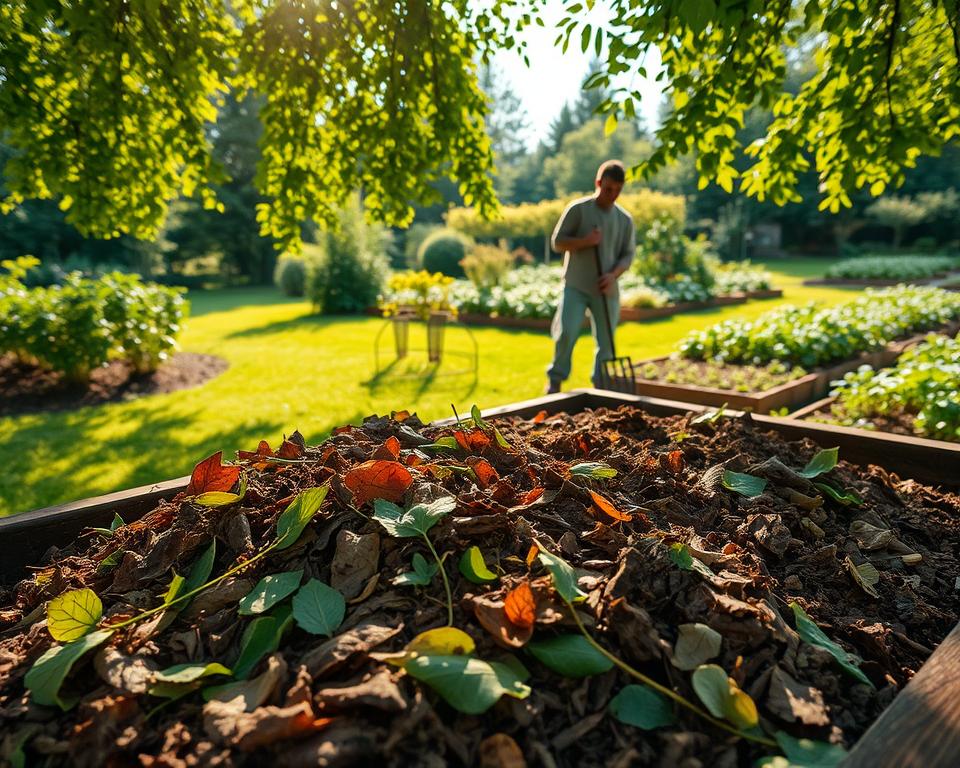Kompostierung im Garten