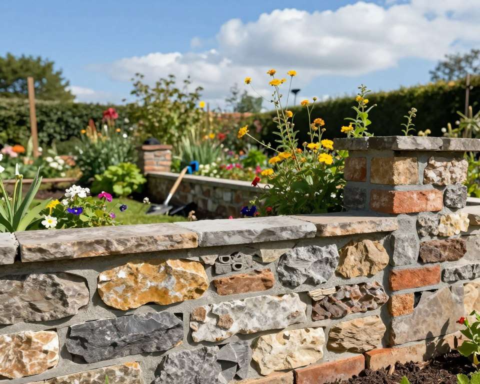 Kosten und Zeitaufwand für Gartenmauer