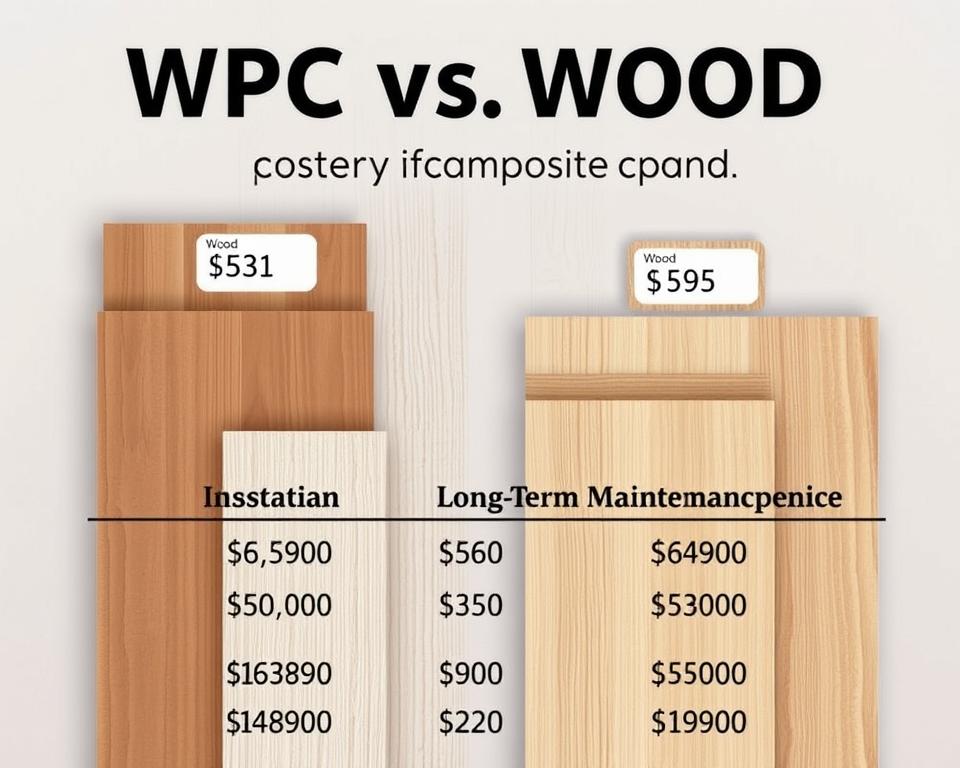 Kostenvergleich Terrassendielen WPC und Holz