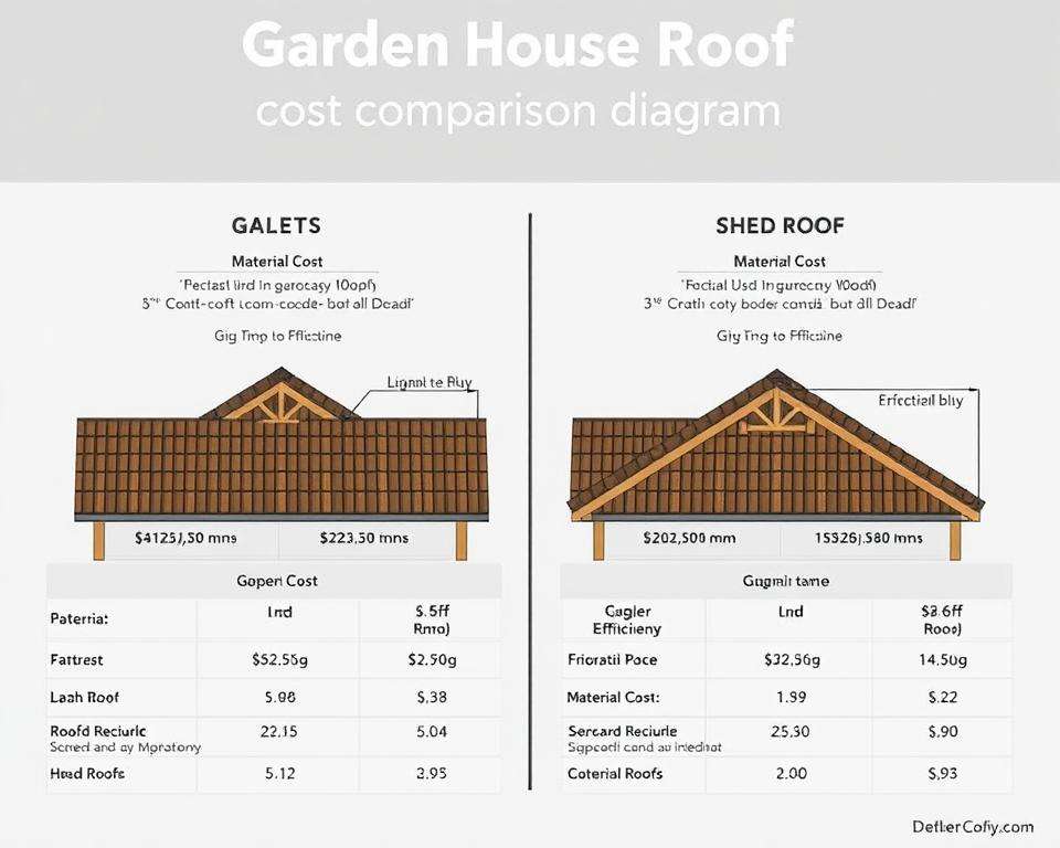 Kostenvergleich Wirtschaftlichkeit Gartenhaus Dach