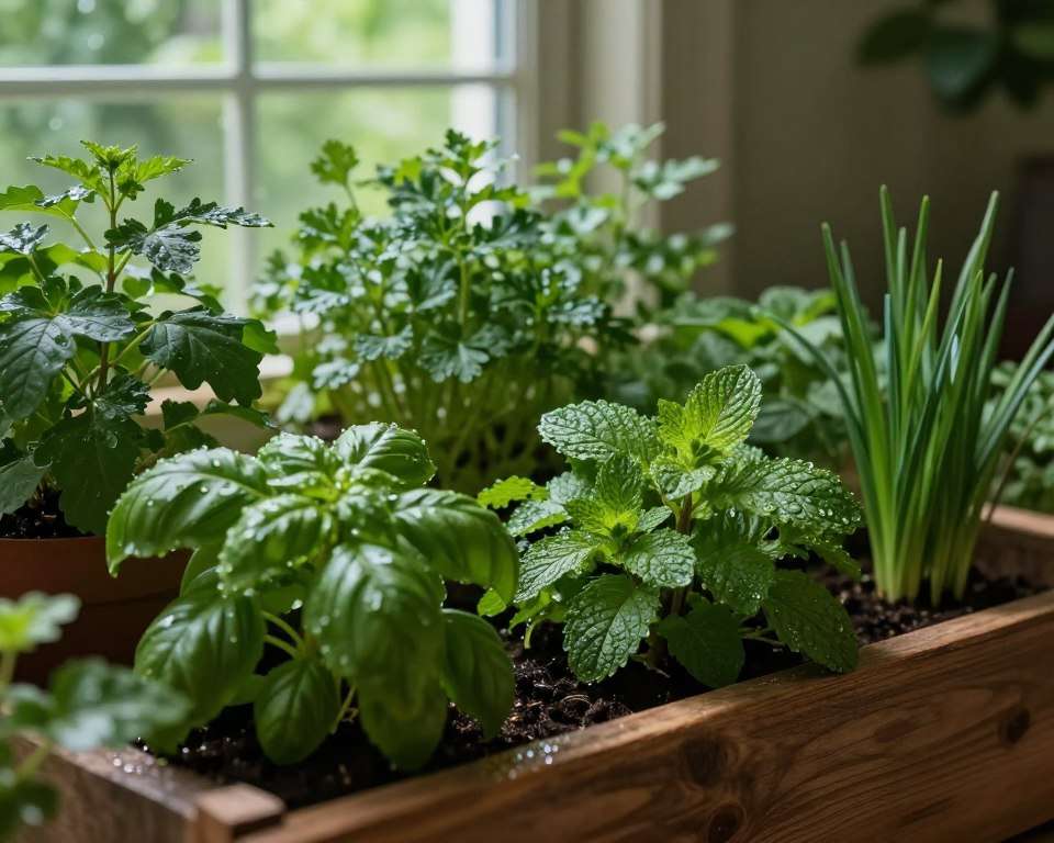 Kräuter Schatten Anbau