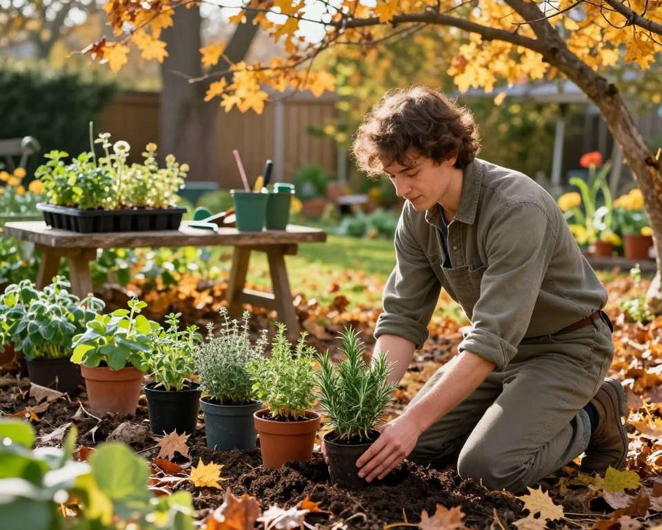 Kräuter im Herbst pflanzen