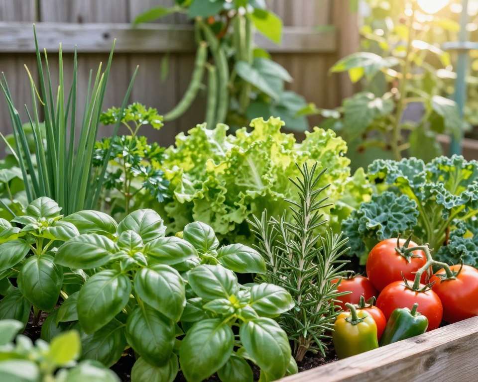 Kräuter und Gemüse Begleitpflanzung