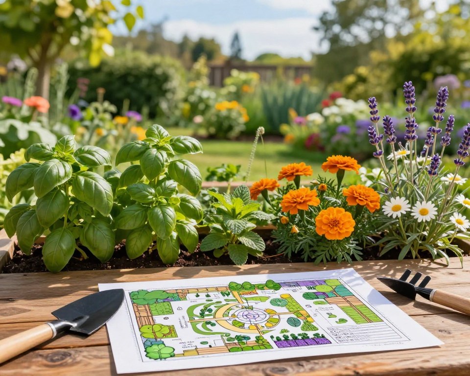 Kräutergarten Planung