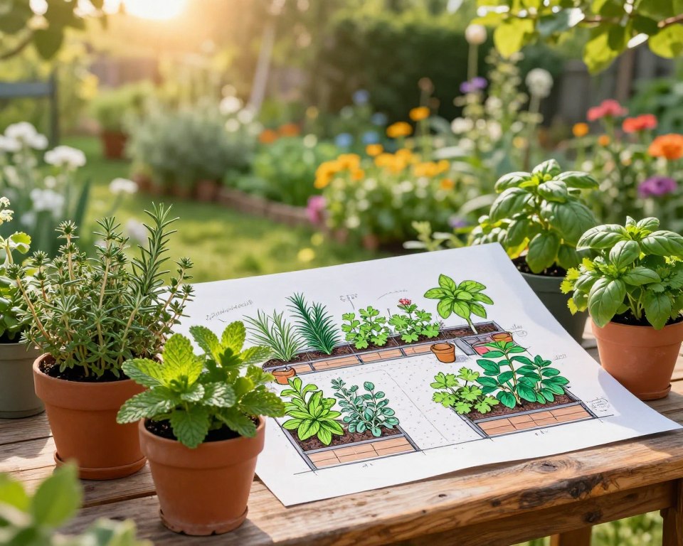 Kräutergarten Planung
