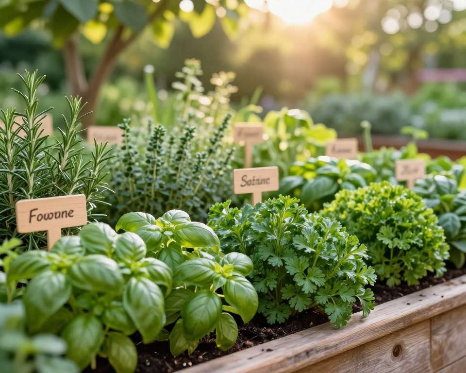 Kräuterkombinationen im Garten