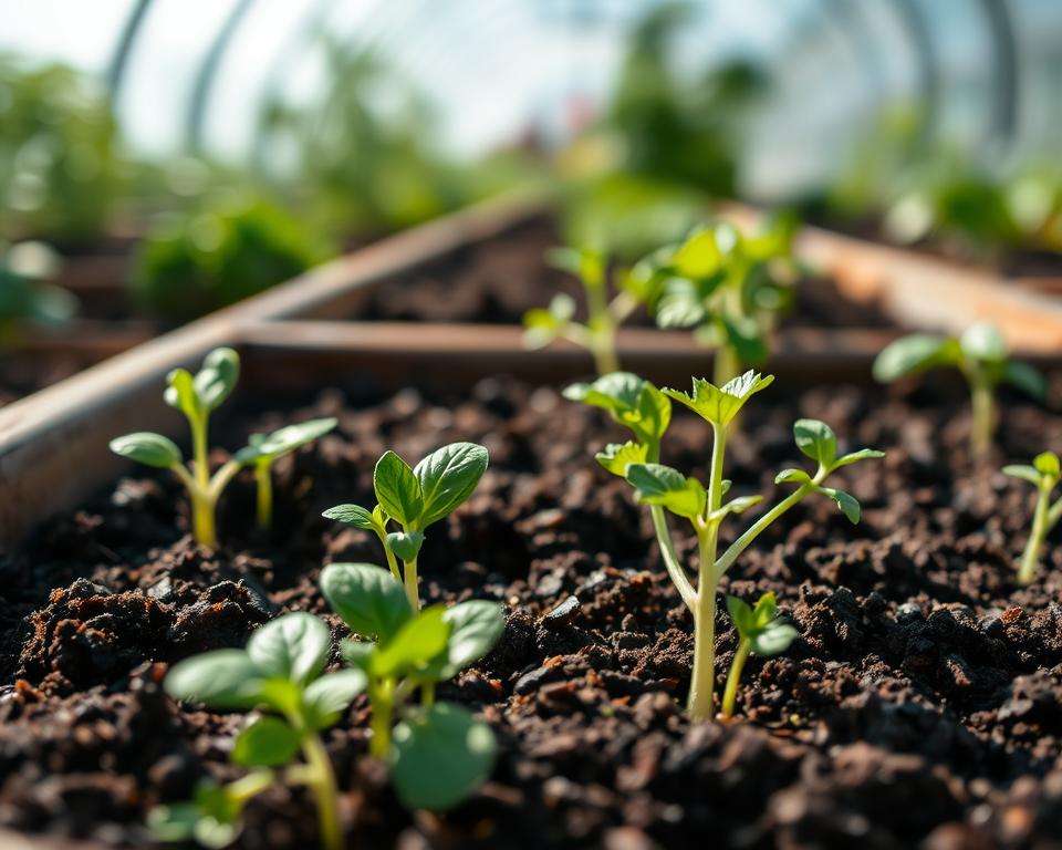 Kräutersamen Keimung Kräutersamen Keimung