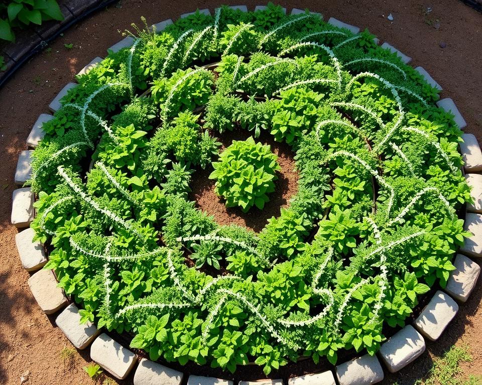 Kräuterschnecke Planung