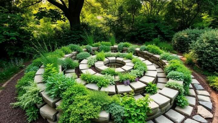 Kräuterspirale & Kräuterschnecke anlegen oder selber bauen