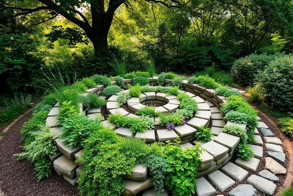 Kräuterspirale & Kräuterschnecke anlegen oder selber bauen