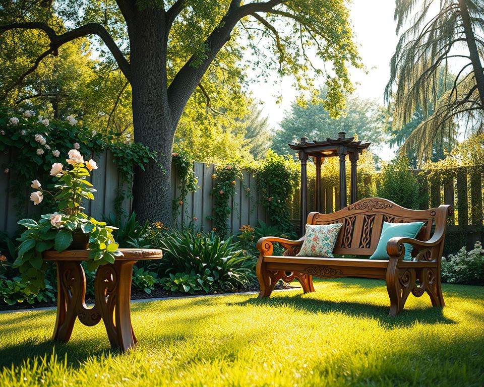 Kreative Gartenbank Design Inspiration