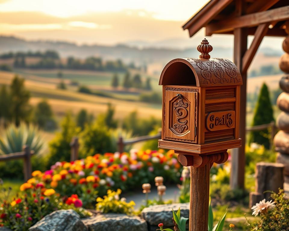 Kreative Holzbriefkasten Designs