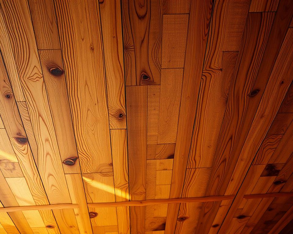 Kreative Holzdecken Streichtechniken