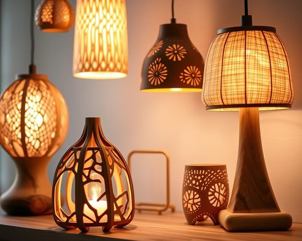 Kreative Holzlampen Design Inspiration
