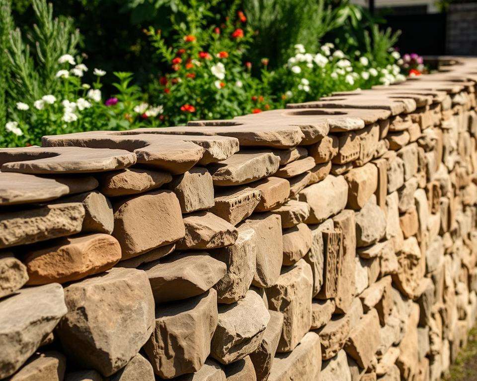 Kreative Mauerabdeckung Gestaltungsideen