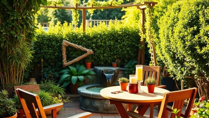Entdecken Sie Kreative Selbermach-Ideen für die Gartenterrasse