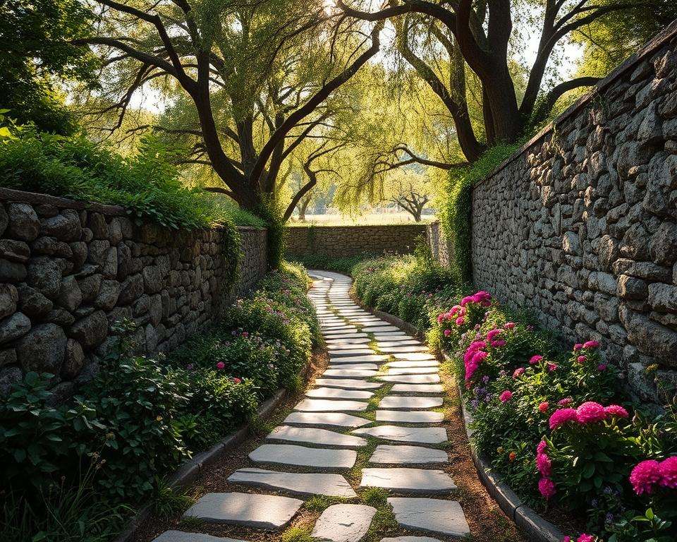 Kreative Wege und Pfade im Garten