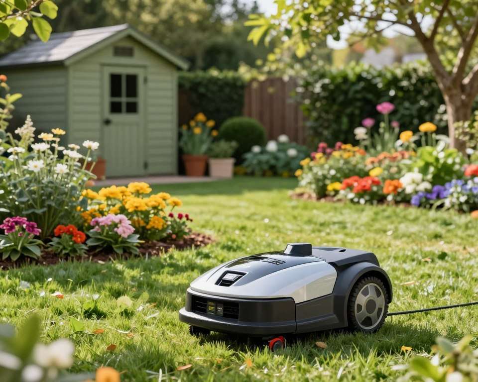 Ladestation Positionierung Mähroboter