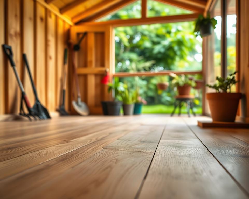 Laminat im Gartenhaus Vorteile und Nachteile