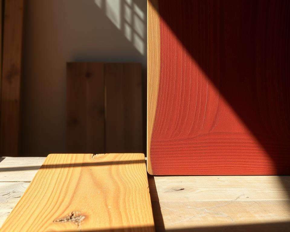 Lasur versus deckende Farbe