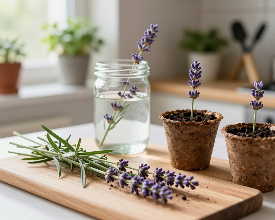 Lavendel Stecklinge Vorbereitung