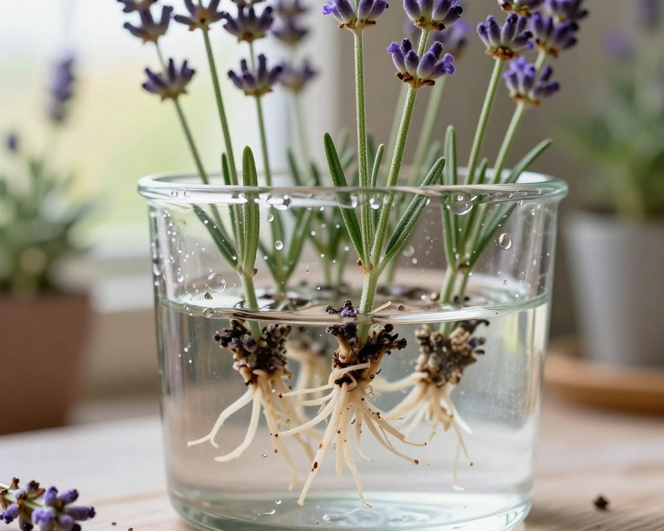 Lavendel Stecklinge Wurzelentwicklung