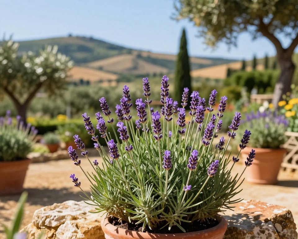 Lavendel mediterrane Pflanze Lavendel mediterrane Pflanze