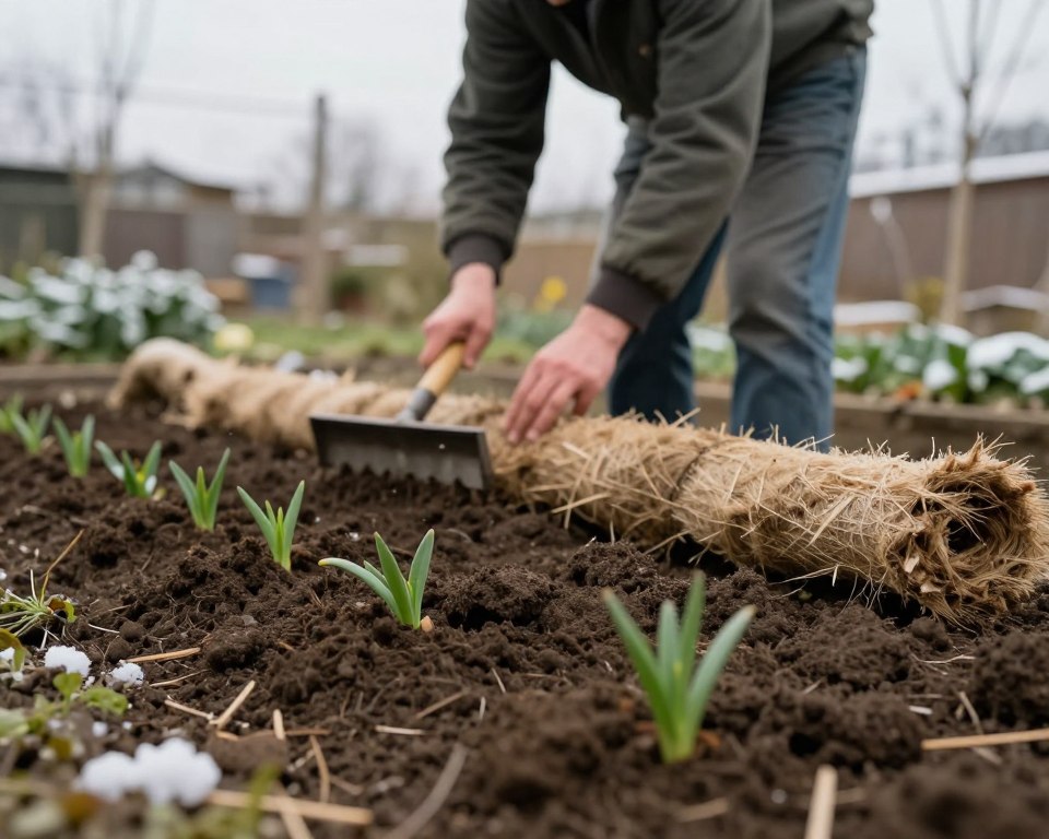 Levkojen Bodenvorbereitung für Winterschutz