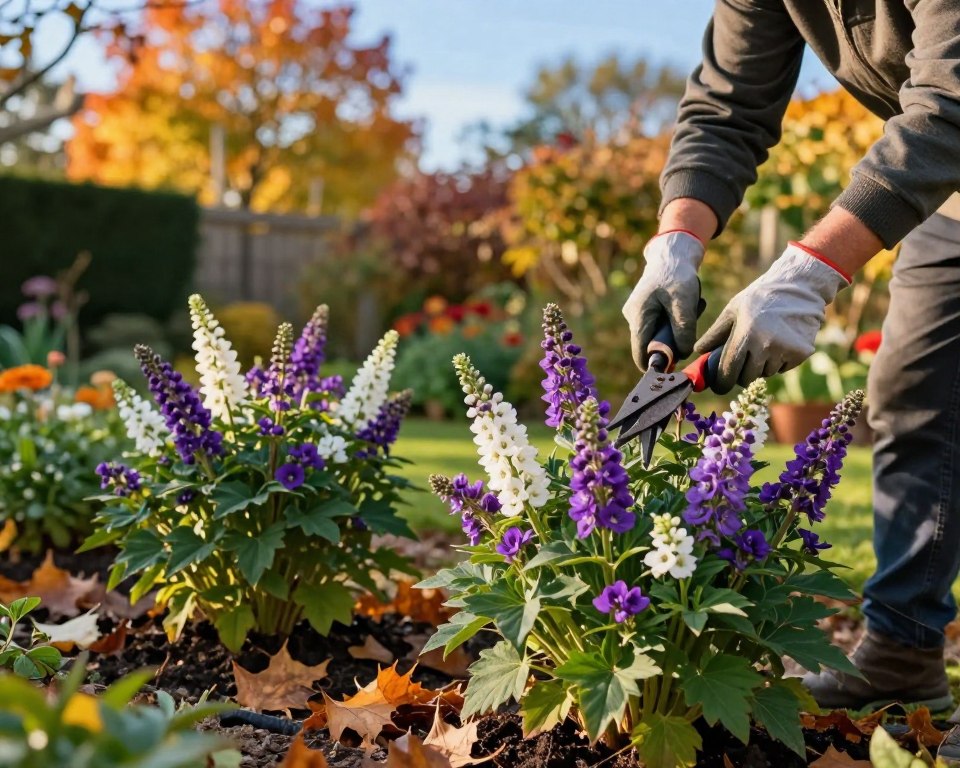 Levkojen Rückschnitt im Herbst