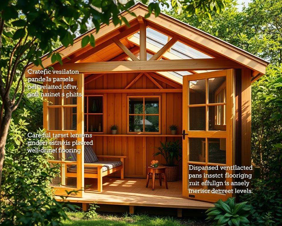 Licht- und Feuchtigkeitsmanagement Gartenhaus Licht- und Feuchtigkeitsmanagement Gartenhaus