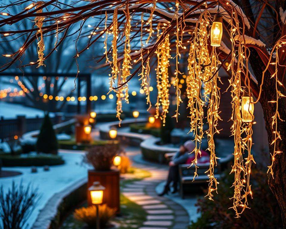 Lichterketten Außenbereich