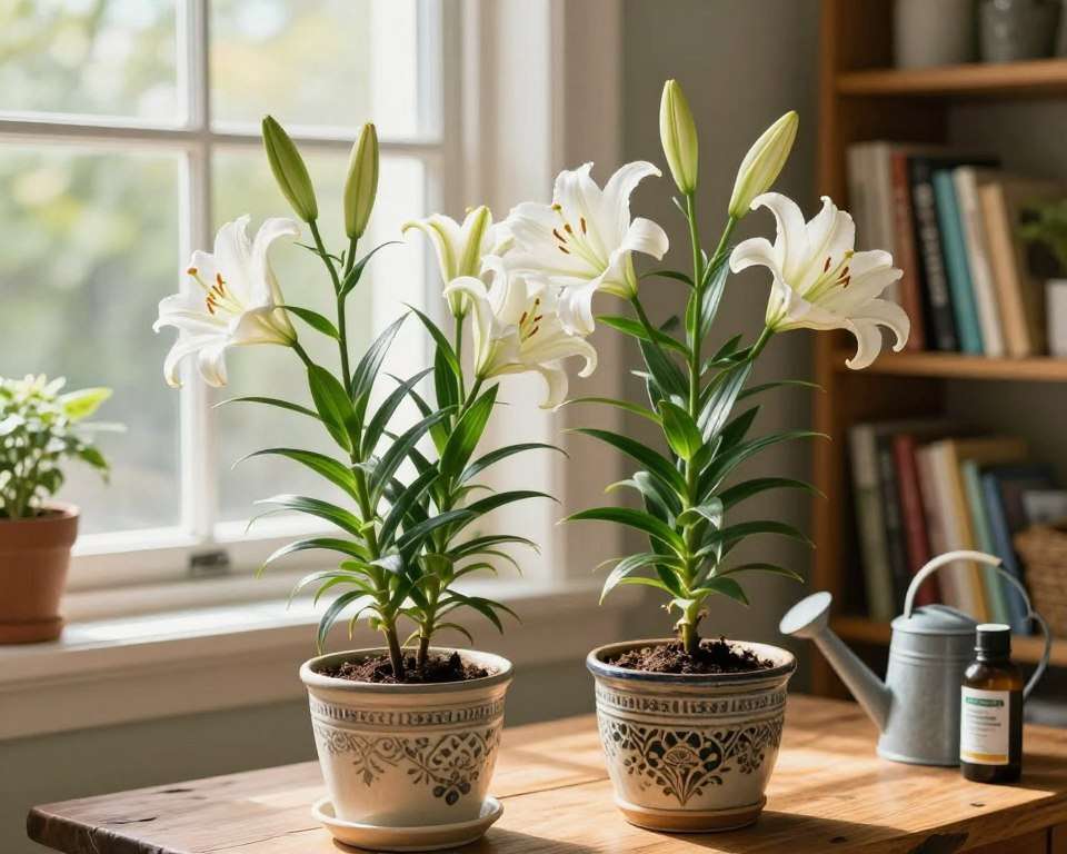 Lilien Pflege nach Vermehrung