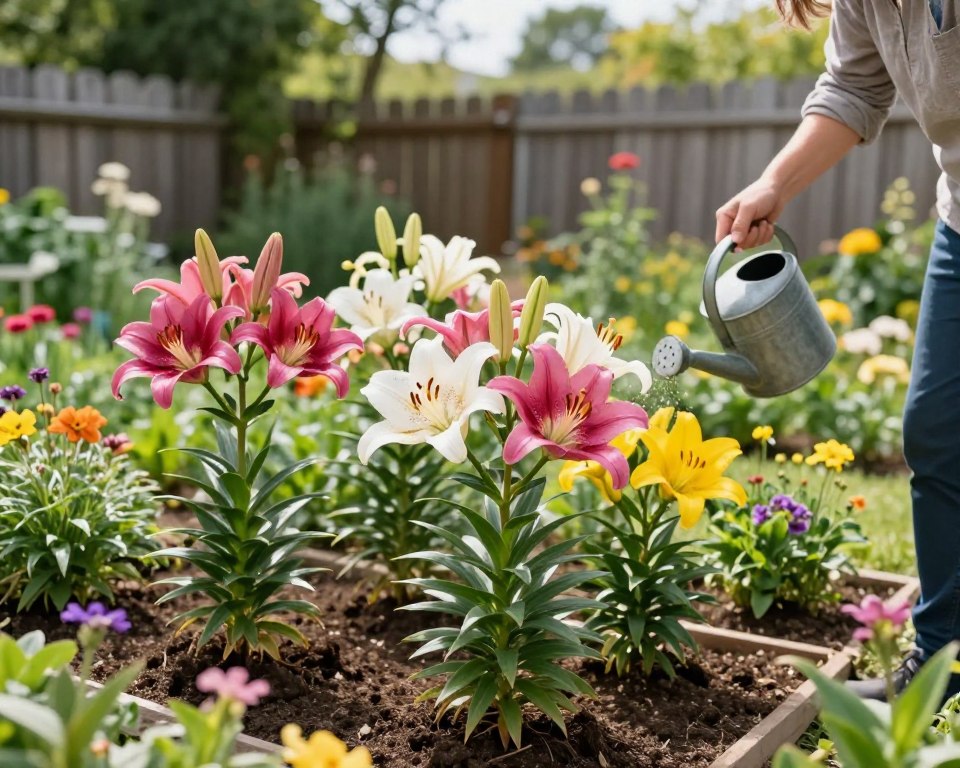 Lilien Pflege und Wachstum