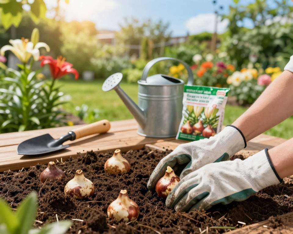 Lilienzwiebeln pflanzen Anleitung