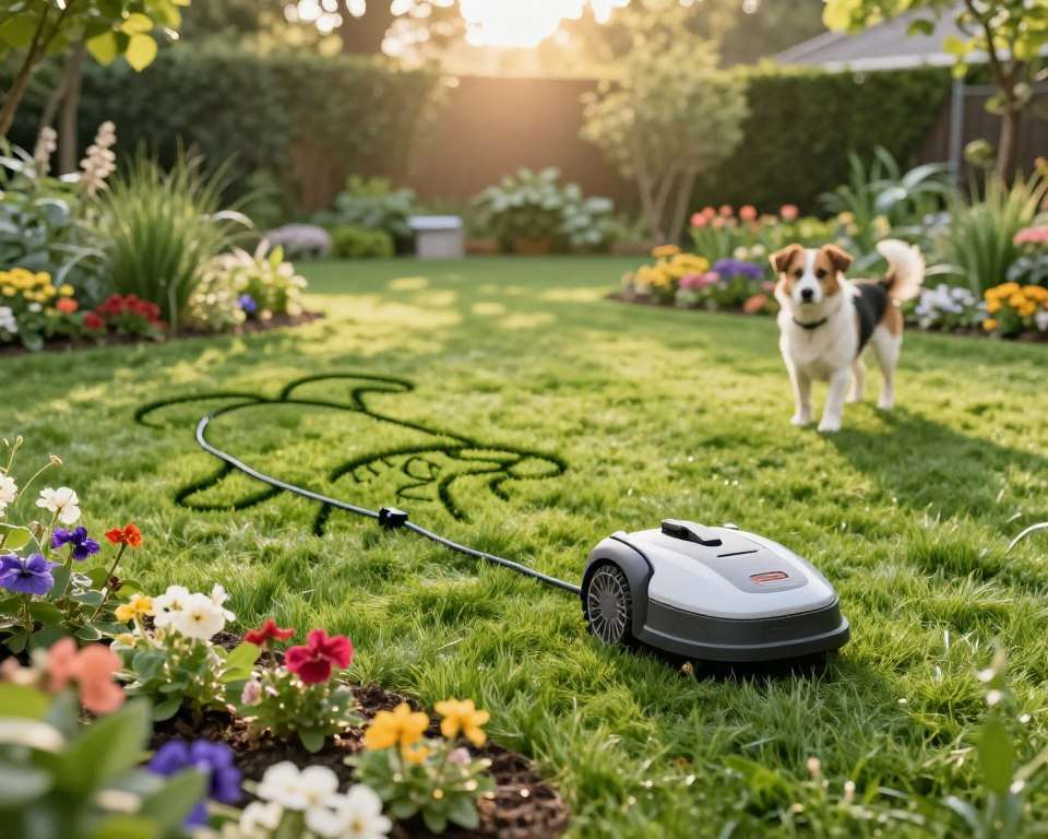 Mähroboter Begrenzungskabel Garten