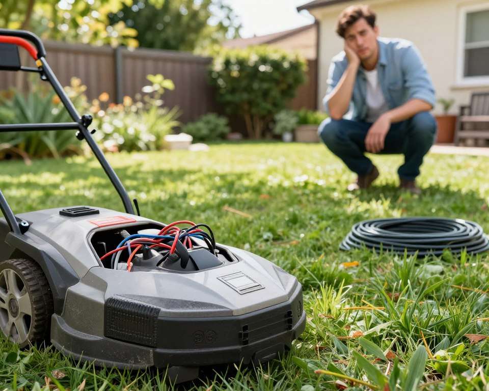 Mähroboter Installationsfehler